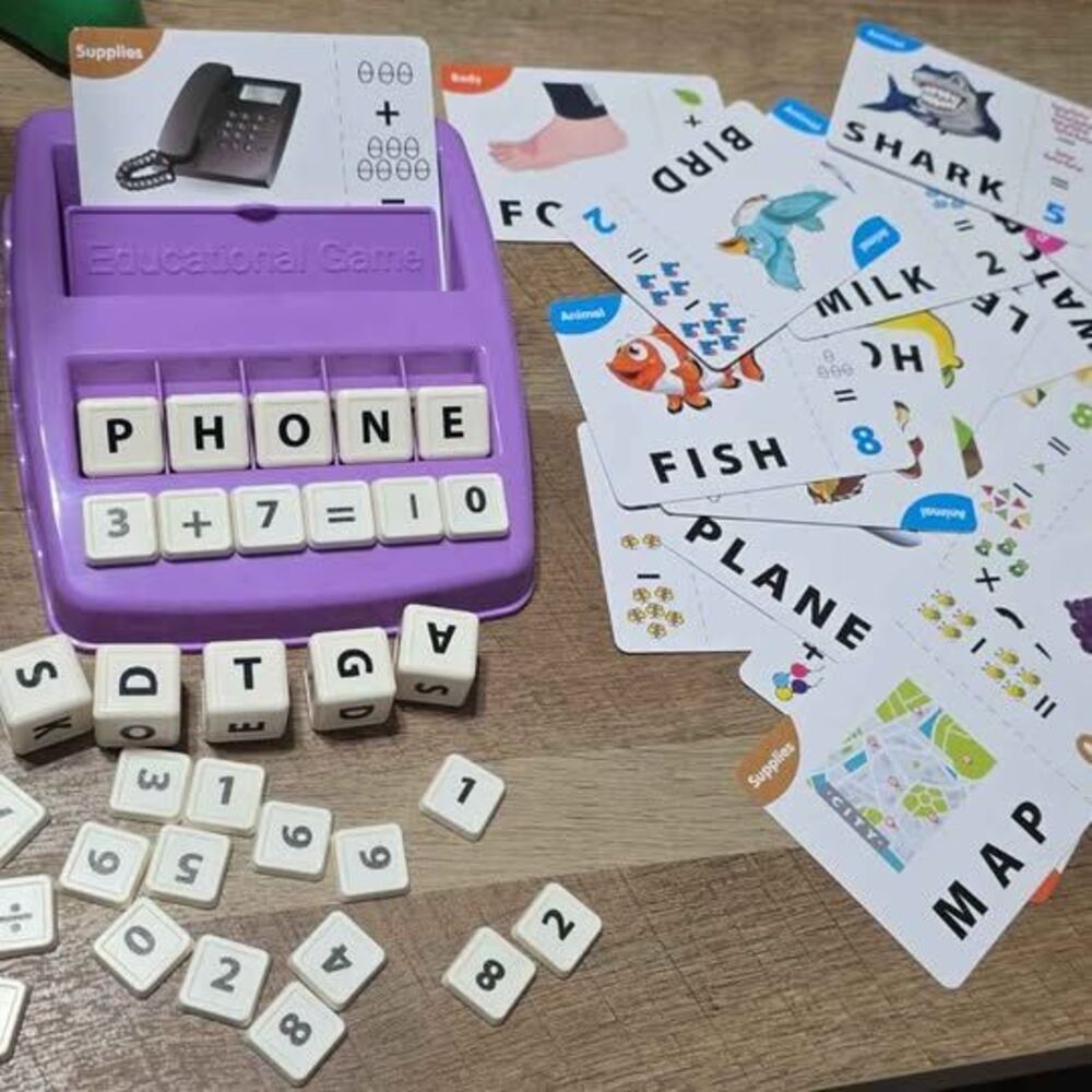 Educational Spelling and Math Game